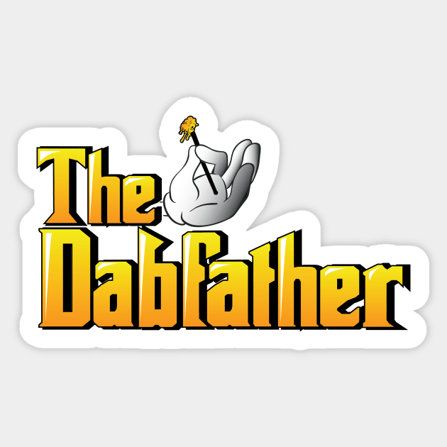 The Dabfather Sticker by kushcoast